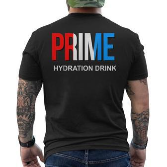 Prime Hydration Drink Men's T-shirt Back Print - Seseable