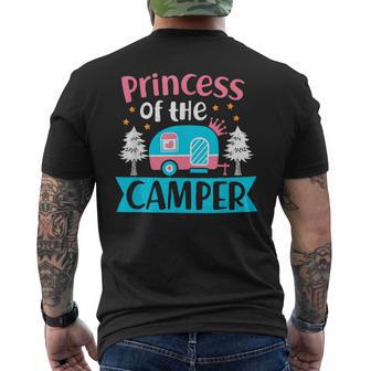 Princess Of The Camper Outdoor Camping Adventurer Explorer Men's T-shirt Back Print - Monsterry UK