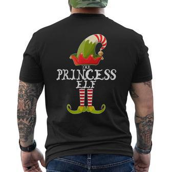The Princess Elf Christmas Matching Family Group Mens Back Print T-shirt - Seseable
