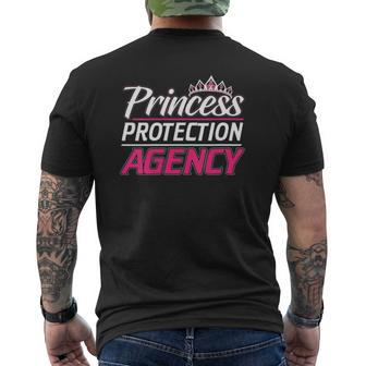 Princess Protection Agency For Fathers And Daughters Mens Back Print T-shirt | Mazezy DE