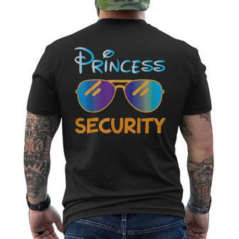 Princess Security Perfects Presents For Dad Or Boyfriend Mens Back Print T-shirt | Mazezy CA