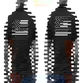 Probation Officer Corrections Officer Mens Back Print T-shirt - Thegiftio