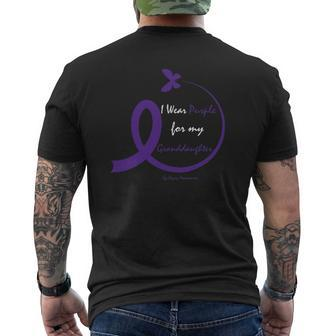 Products Wear Purple Granddaughter Epilepsy Awareness Mens Back Print T-shirt | Mazezy