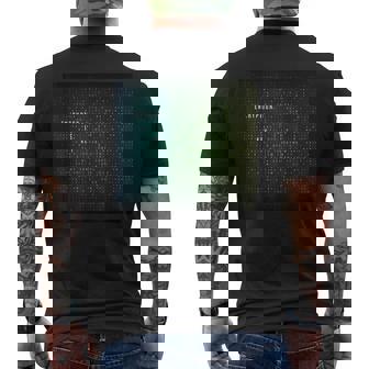 Programmer Computer Nerd Encryption Programmer Men's T-shirt Back Print - Thegiftio