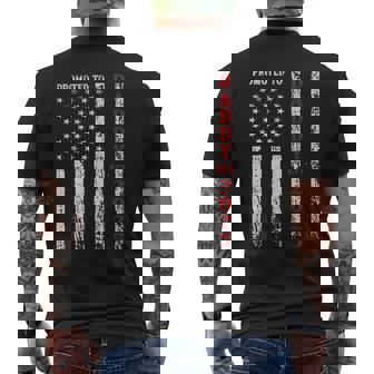 Promoted To Daddy Est 2025 New Dad 2025 First Time Dad Men's T-shirt Back Print - Thegiftio