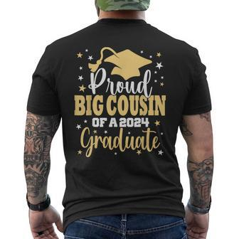 Proud Big Cousin Of A 2024 Graduate Class Senior Graduation Men's T-shirt Back Print - Monsterry DE