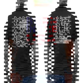 Proud Born In The Usa Novelty Graphic & Cool s Men's T-shirt Back Print - Thegiftio