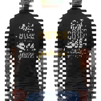 Proud Brother Of A 2024 Graduate Class Of 2024 Graduation Men's T-shirt Back Print | Mazezy