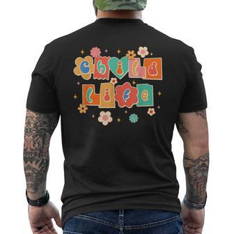 Proud Child Life Specialist Child Life Advocate Health Care Men's T-shirt Back Print - Monsterry DE