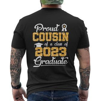 Proud Cousin Of A Class Of 2023 Graduate Senior Graduation Great Graphic Printed Casual Daily Basic Mens Back Print T-shirt - Thegiftio