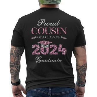 Proud Cousin Of A Class Of 2024 Graduate Men's T-shirt Back Print - Monsterry DE