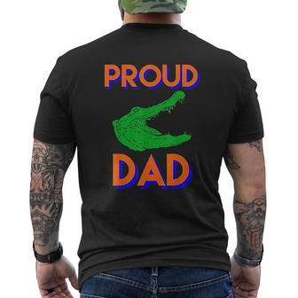 Proud Dad Of A Gator Mens Back Print T-shirt - Thegiftio UK