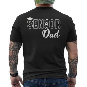 Proud Senior Dad 2025 Senior 2025 Dad Class Of 2025 Father Men's T-shirt Back Print - Thegiftio UK