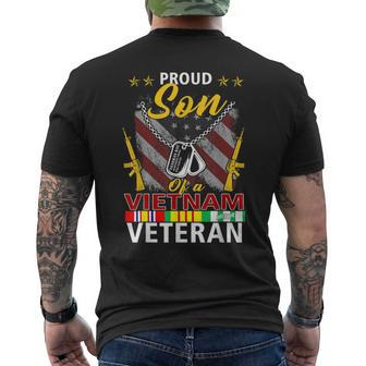 Proud Son Of A Vietnam Veteran Proud Vietnam Veteran's Men's T-shirt Back Print - Monsterry UK