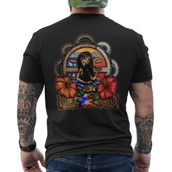 Puerto Rico Inspired In The Taino And Surf Culture Men's T-shirt Back Print - Monsterry CA