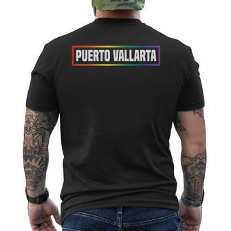 Puerto Vallarta Gay Pride Men's T-shirt Back Print - Monsterry CA