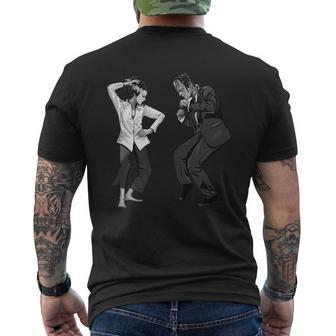 Pulp Frankenstein Dancing Monster Mens Back Print T-shirt - Thegiftio UK