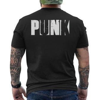 Punk Das Ist Meine Musik Rock Punker T-Shirt mit Rückendruck - Geschenkecke