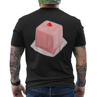 Punschkrapfen Kurzärmliges Herren-T-Kurzärmliges Herren-T-Shirt für Damen und Herren, Lustiges Konditorei Design - Seseable
