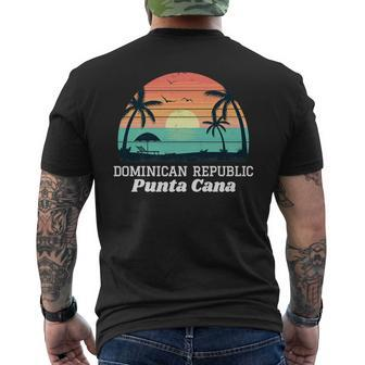 Punta Cana Beach Souvenir T Dominican Republic 2022 Men's T-shirt Back Print - Monsterry AU
