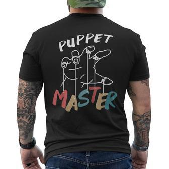 Puppet Master Ventriloquist Show Artist Pupper Men's T-shirt Back Print - Monsterry DE