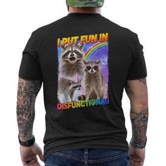 I Put Fun In Disfunctional Meme Culture Men's T-shirt Back Print - Monsterry AU