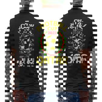 Qatar Football Cup 2022 Yellow Graphic New Trend Mens Back Print T-shirt - Thegiftio