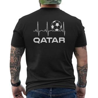 Qatar Football World Cup 2022 New Trend Mens Back Print T-shirt - Thegiftio UK