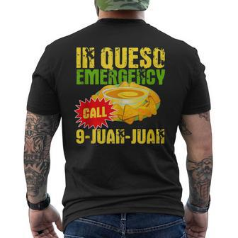 In Queso Emergency Call 9-Juan-Juan Nachos Joke Pun Men's T-shirt Back Print - Monsterry DE