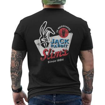 Rabbit Jack Slim's Pulp Milkshake Restaurant Retro Vintage Men's T-shirt Back Print - Monsterry UK