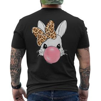 Rabbit Leopard Girls Men's T-shirt Back Print | Mazezy CA