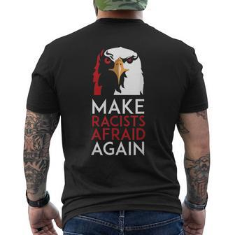 Make Racists Afraid Again Political Men's T-shirt Back Print - Monsterry AU