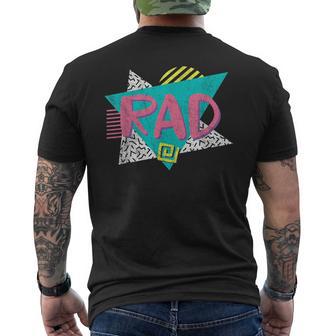 Rad Retro Vintage 80'S 90'S Men's T-shirt Back Print - Monsterry AU