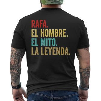Rafa The Myth Man The Legend For Rafa Men's T-shirt Back Print - Seseable