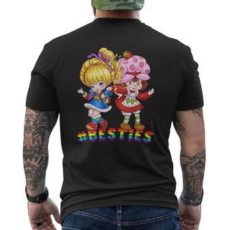 Rainbow Brite Besties Mens Back Print T-shirt - Thegiftio