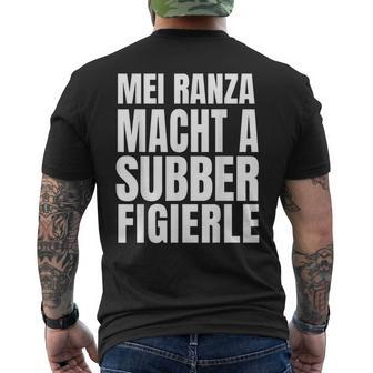 Ranza Swabian Slogan Swabian T-Shirt mit Rückendruck - Seseable