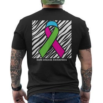 Rare Disease Awareness Rare Disease Day 2024 Men's T-shirt Back Print | Mazezy CA