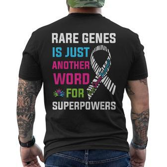 Rare Genes Rare Disease Awareness Day 2024 Men's T-shirt Back Print - Seseable