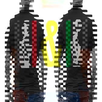 Rasta T For Rastafarian Reggae Fan Men's T-shirt Back Print - Thegiftio