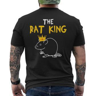 Rat Royalty Rat King Rat Expert Rodent Lover Humor Men's T-shirt Back Print - Monsterry CA