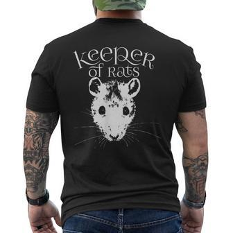 Ratty Moms Dads Keeper Of Rats Pet Mice Animal Lovers Rescue Men's T-shirt Back Print - Monsterry DE