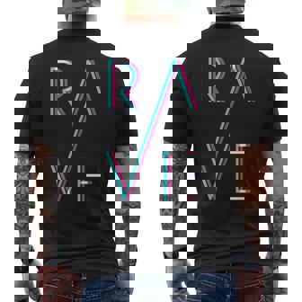 Rave Trippy Techno Edm Trance Goa Festival T-shirt imprimé au dos - Cadeauxyz