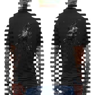Raven Crow Nevermore Poe Raven Poem Corbeau T-shirt imprimé au dos - Cadeauxyz