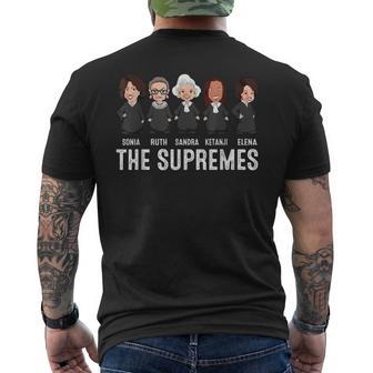 Rbg Supremes Court Cute Scotus Kbj Support Men's T-shirt Back Print - Monsterry UK