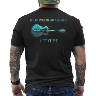 There Will Be An Answer Let It Be Men's T-shirt Back Print - Seseable