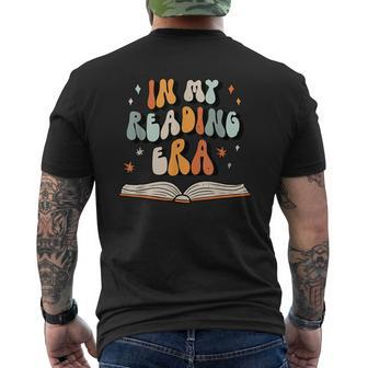In My Reading Era Book Reading Men's T-shirt Back Print - Seseable