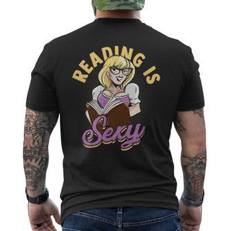 Reading Is Sexy History Literature And Quotes Author Men's T-shirt Back Print - Monsterry DE