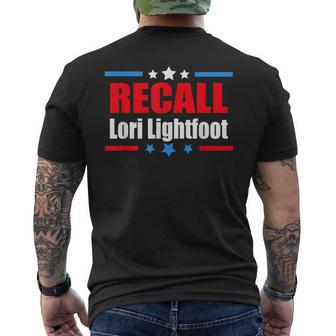 Recall Lori Lightfoot Anti Chicago Mayor Lori Lightfoot Men's T-shirt Back Print - Monsterry DE