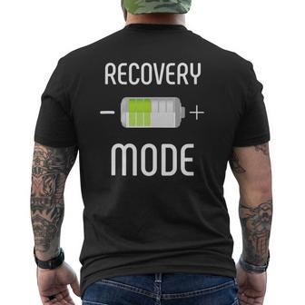 Recovery Mode Post Surgery Gag Get Well Soon Mens Back Print T-shirt - Thegiftio UK
