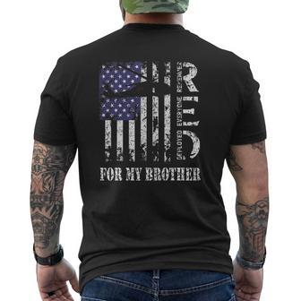 Red Friday For My Brother Remember Everyone Deployed Us Army Mens Back Print T-shirt | Mazezy